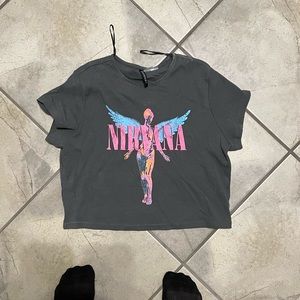 Nirvana H&M Baby Tee